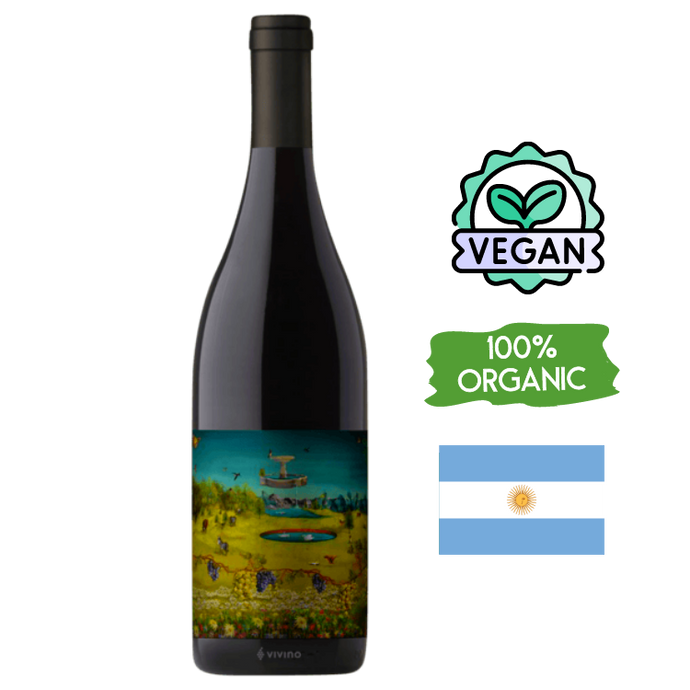 Krontiras Zero added Sulphur, Natural Malbec, Mendoza